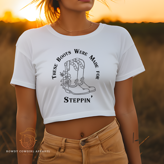 Two Steppin' Crop Top