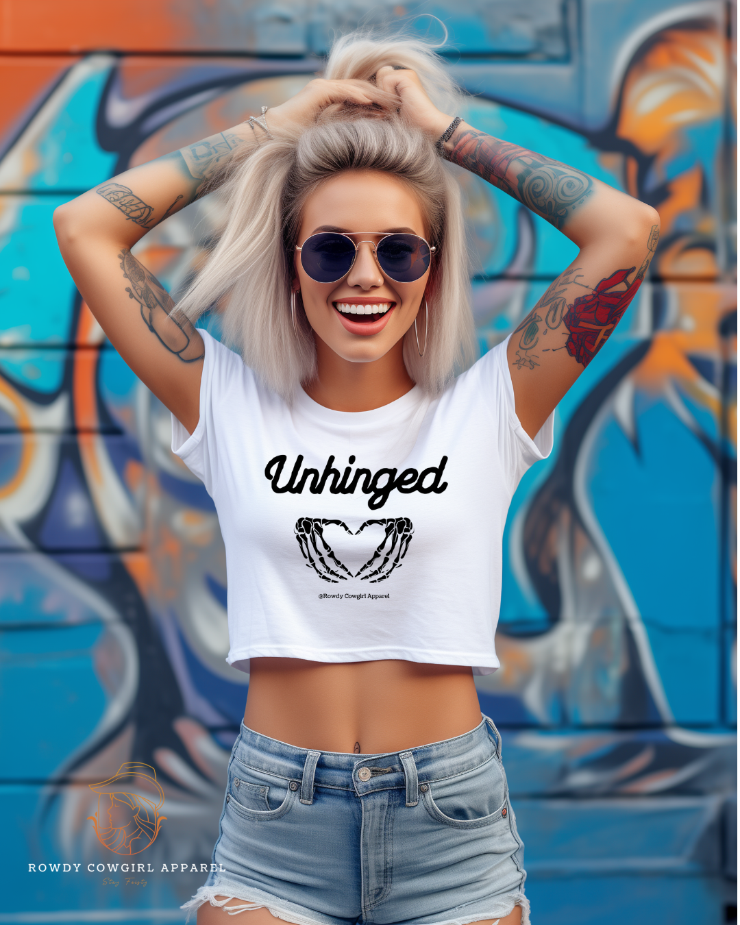 Unhinged Flowy Crop Top