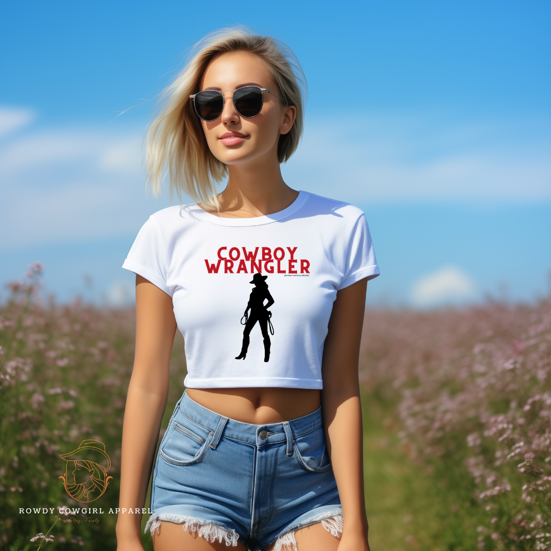 Cowboy Wrangler Crop Top