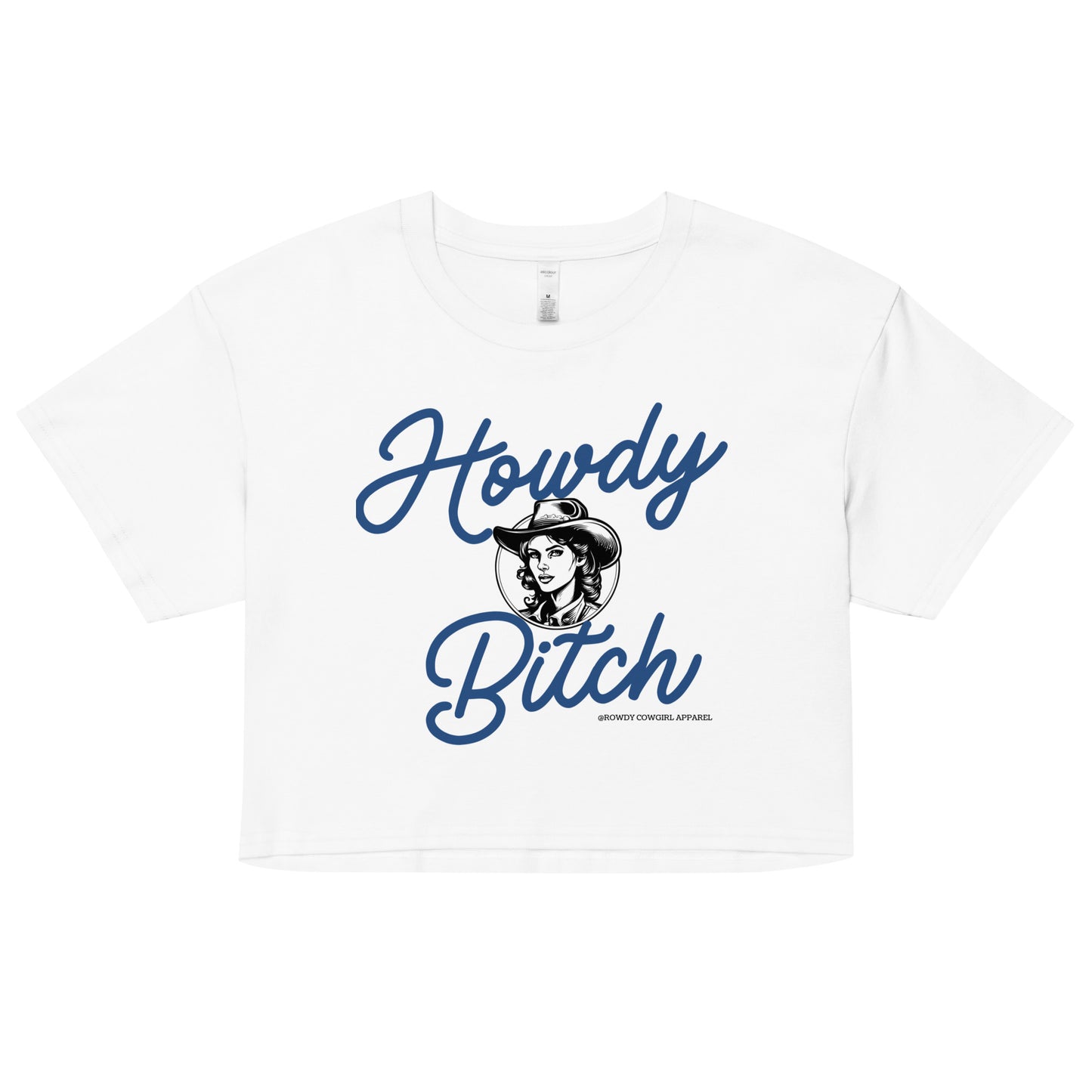 Howdy Bitch Flowy Crop Top